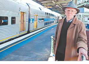 Paul Trevaskis at Springwood Station