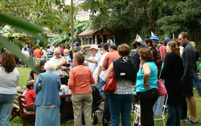 Family birthday group at Wascoe